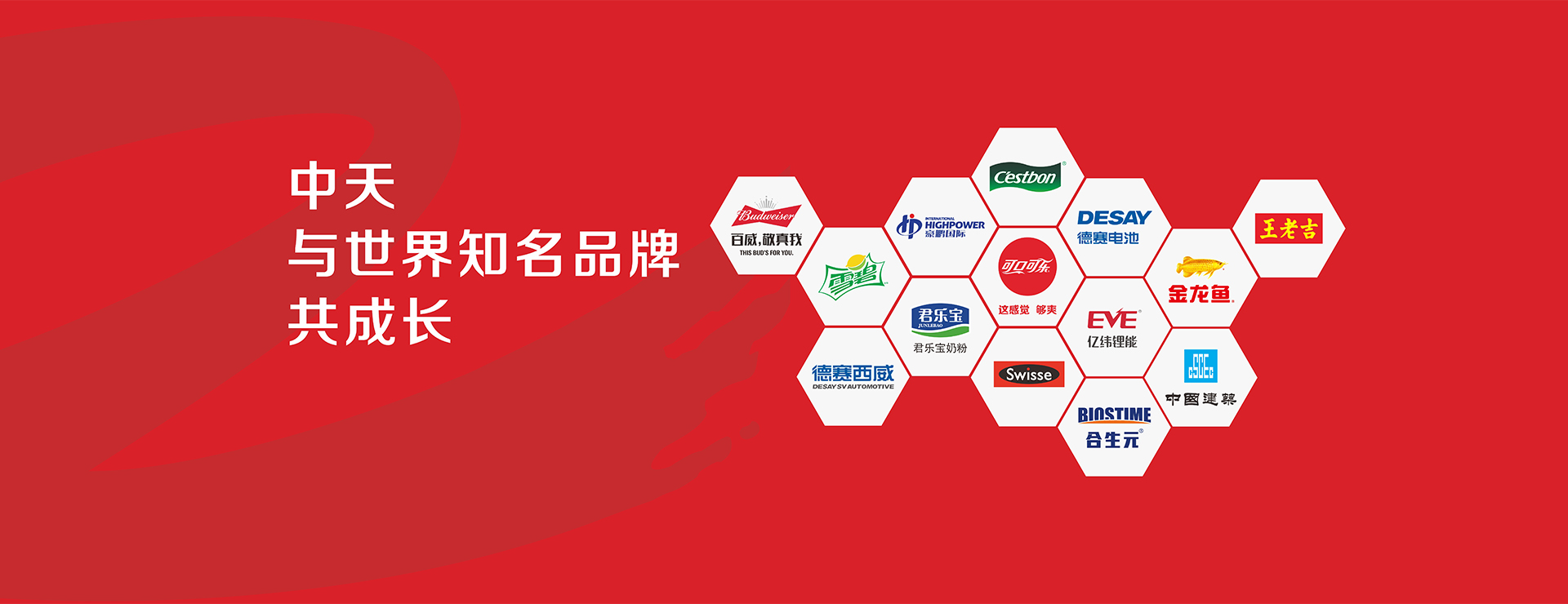 與世界知名品牌共成長(zhǎng)